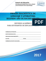 Prueba Diagnóstica Lenguaje y Literatura  Segundo Año de Bachillerato - 2017.pdf