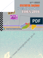 Statistik Daerah Kecamatan Cipocok Jaya 2016