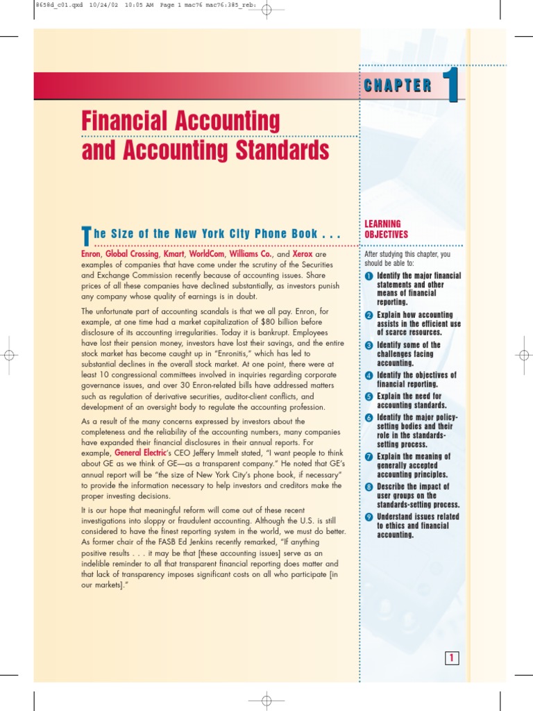 Financial Accounting Standards Overview | PDF | Financial Accounting ...
