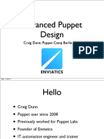Advanced Puppet Design, by Craig Dunn