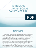 Perbedaan Asuransi Sosial Dan Komersial