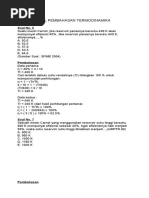 Contoh Soal Pembahasan Termodinamika