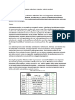 LAB - Particle size reduction, screening and size analysis.pdf
