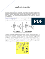 Fungsi Dan Cara Kerja Transistor