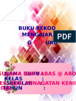 Separator Buku Rekod Mengajar 2016 Versi Perempuan & Lelaki