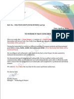 Sample Internship Certificate PDF