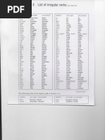 Verb Forms Chart with Examples | PDF