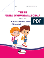 Teste Evaluare Nationala Clasa 4 Comper