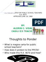 The Magna Carta For Public School Teachers