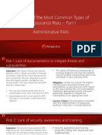 Explanation of The Most Common Types of Administrative Risks PDF