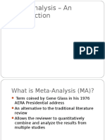 Meta-Analysis - An
