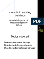 Water Caused Defects Buildings