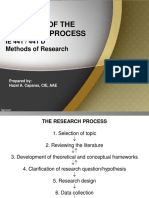 1.0 IE 441 Overview of Research Process