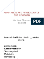 Dr. Mei Neni, Adaptation and Physiology of The Newborn
