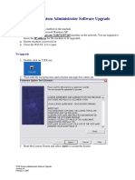 72XX System Adminitstrator SW Upgrade