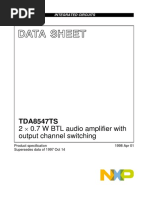 Data Sheet: TDA8547TS