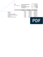 Carta Gantt en Excel