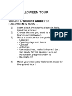 Paris Halloween Tour: You Are A Tourist Guide For Halloween in Paris