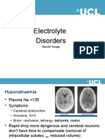 Eelectrolyte Disorders