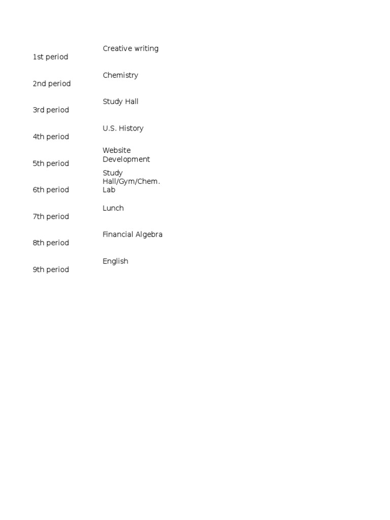 Schedule 1 pdf
