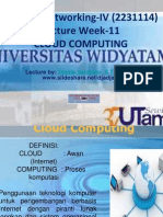 Widyatama.lecture.applied Networking.iv Week 11 Cloud.computing