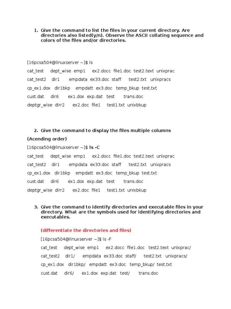 Differentiate The Directories and Files PDF Text File Data Management