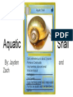 Aquatic Snail