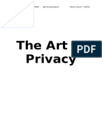 The Art of Privacy