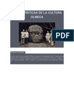 Aracterísticas de La Cultura Olmeca