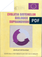 Evolutia Sistemelor Biologice Supraindividuale-Nicolae Botnariuc