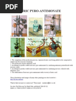 Download Mercuric Pyro-Antimonate by Stephen Shires SN33857534 doc pdf