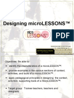 Designing Microlesson