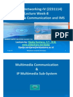 Widyatama - Lecture.applied Networking - IV Week 08 Multimedia+IMS