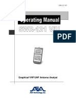 SWR 121 VU Operator Manual July 2014