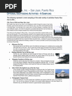 Sightseeing in San Juan