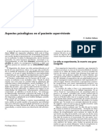 Aspectos Psicologicos en El Paciente Superviviente