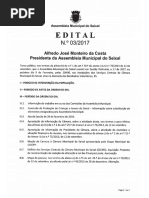 Ordem de Trabalhos e Documentação - 1 Sessão Ordinária 2017 (09/02/2017) - Assembleia Municipal Do Seixal