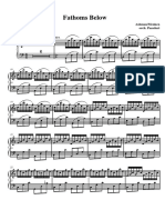 Fathoms Below (Ridotto) - PIANO (Arpa 2) PDF