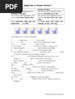 Simple Past X Present Perfect