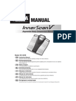 Manual Tanita BC-545N PDF