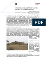 2015.06.19 Establecimientos Incas en El Subtramo Lampas – Pueblo Viejo en La Region Ancash