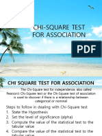 Chi-Square Test For Association