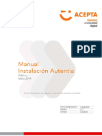 Manual Instalador Autentia v4.3