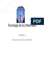 Tecnologia de Los Materiales (Unidad 1)