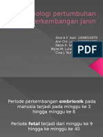 Fisiologi Pertumbuhan Dan Perkembangan Janin