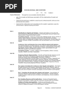 Signal and System Syllabus