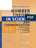 Number Theory in Science and Communication Schroeder PDF