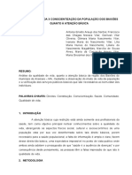 Qualidade de vida e serviços básicos para população dos Baixões