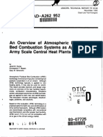 AFBC Technology Overview for Army Heating Plants