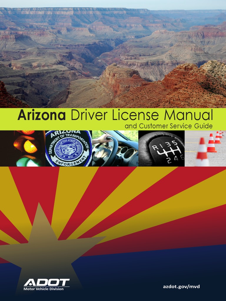 Arizona Driver License Manual and Customer Service Guide PDF